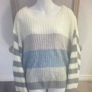 Charlotte Russe Multicolor Striped Sweater
